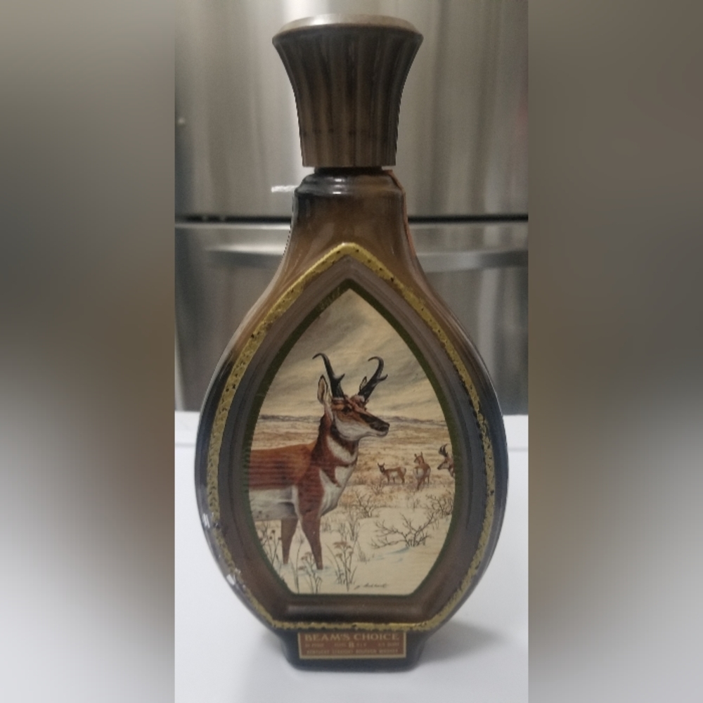 Vintage BEAMS CHOICE Decanter empty Bottle